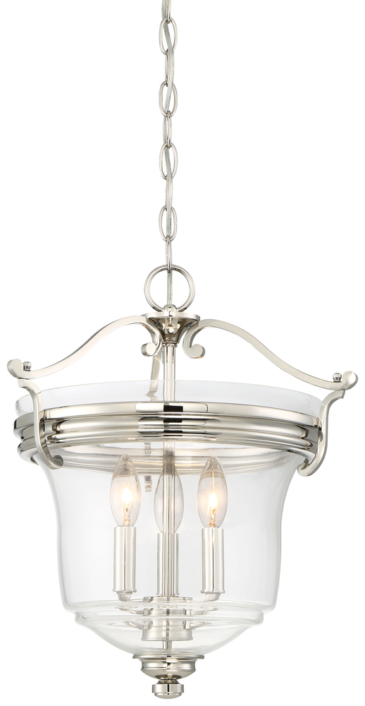 Audrey's Point - 3 Light Pendant (Convertible to Semi Flush)