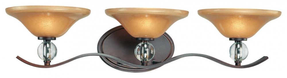 Three Light Bronze Vanity