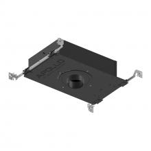 Nora NHAPIC-3R20L24025DC - 3" Apollo Round IC Air-Tight New Construction Housing w/ 1.625" to 2" Ceiling Collar,