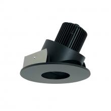 Nora NIO-4RPHA40QBB - 4" Iolite LED Round Adjustable Pinhole, 10-Degree Optic, 800lm / 12W, 4000K, Black Pinhole /