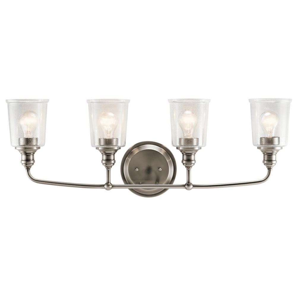 Waverly 4 Light Vanity Light Classic Pewter