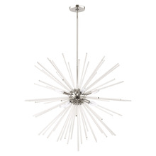 Livex Lighting 41258-05 - 8 Lt Polished Chrome Pendant Chandelier