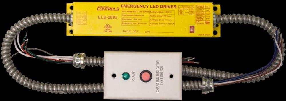 LED EMERGENCY BACKUP SYSTEM , 8W , 95V , DC , 90 MIN FOR RECESS LIGHTS AND LAMPS