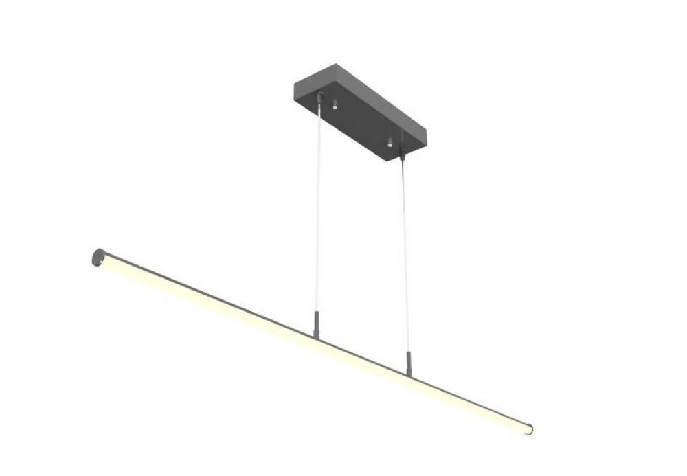 6FT LINEAR TUBE DECORATIVE SUSP. LIGHT TUNABLE 25-50W 30/35/40K BLACK