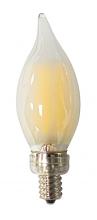 Westgate MFG C1 E12-FLA-5W-40K-D-F-BT - CANDELABRA LED BULB, E12, 110~130V, 5W 330LM FROSTED GLASS, BENT TIP 4000K DIMMABLE