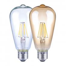 Westgate MFG C1 ST19-FLA-5W-22K-D-AM - LED ST19 BULB, E26, 110~130V, 4.9W, 2200K, 380 LM, DIM, AMBER