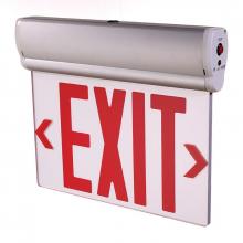 Westgate MFG C1 XT-EL1RCA-EM - EDGE-LIT EXIT SIGN ALUM HOUSING SINGLE-FACE CLEAR PANEL RED LETTERS