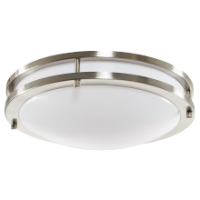 Luxrite LR23281 - LED12&#34;FLUSH/CHROME/5CCT/D