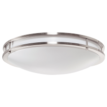 Luxrite LR23284 - LED18&#34;FLUSH/CHROME/5CCT/D