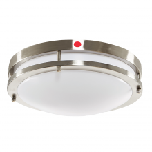 Luxrite LR23286 - LED12&#34;FLUSH/CHROME/5CCT/EMR