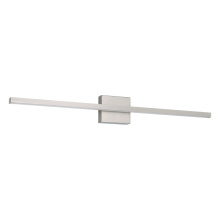 Eglo 206227A - 1 LT LED Bath/Vanity Light w/ Matte Nickel Finish & White Acrylic Diffuser