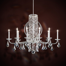 Schonbek 1870 RS8310N-22H - Siena 10 Light 120V Chandelier in Heirloom Gold with Clear Heritage Handcut Crystal