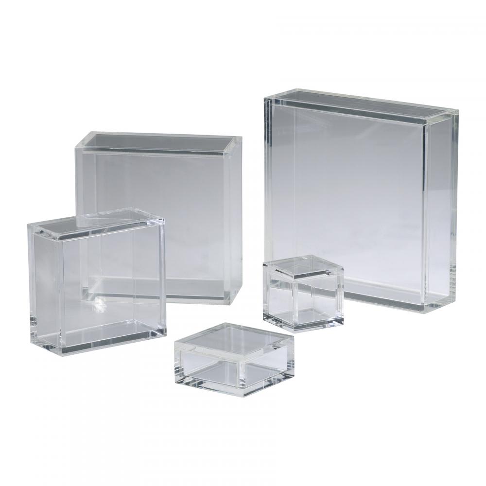 Acrylic Pedestal Clear - 6x6 Sq