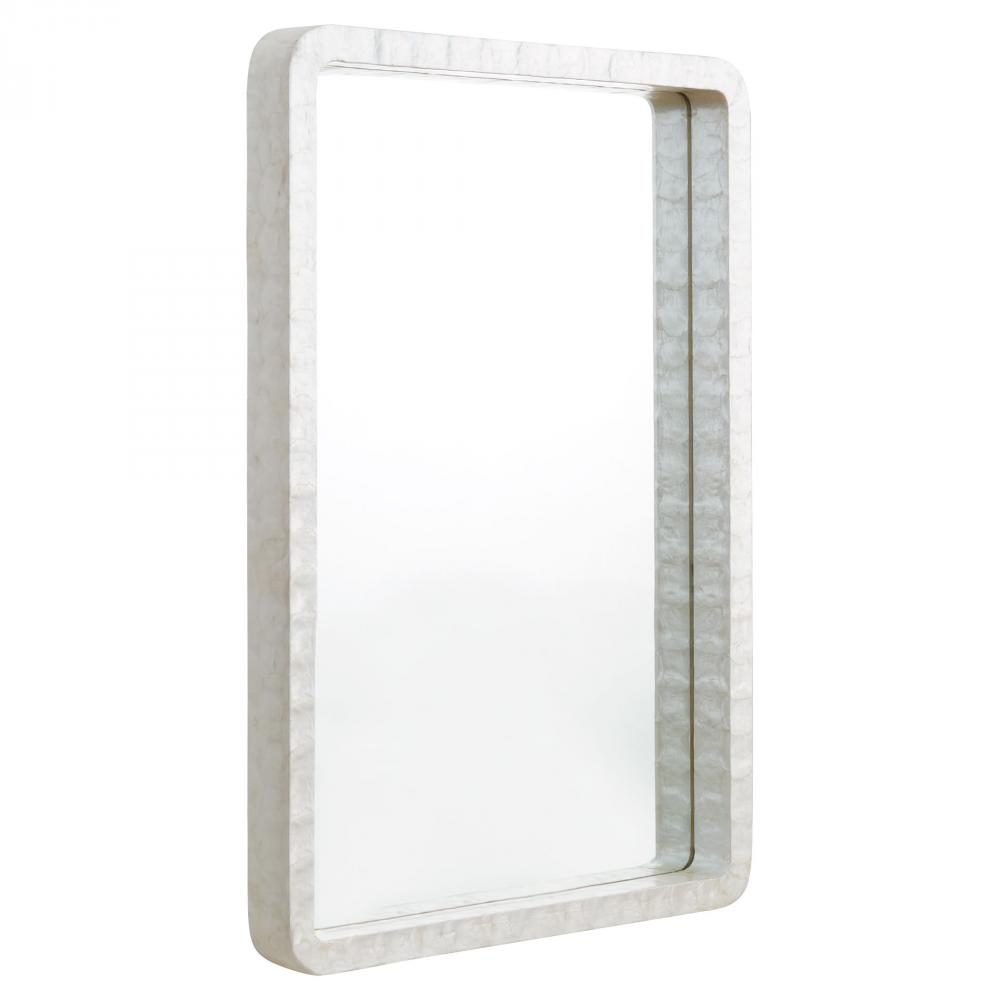 Triton Rectangular Mirror Designed by J Kent Martin White