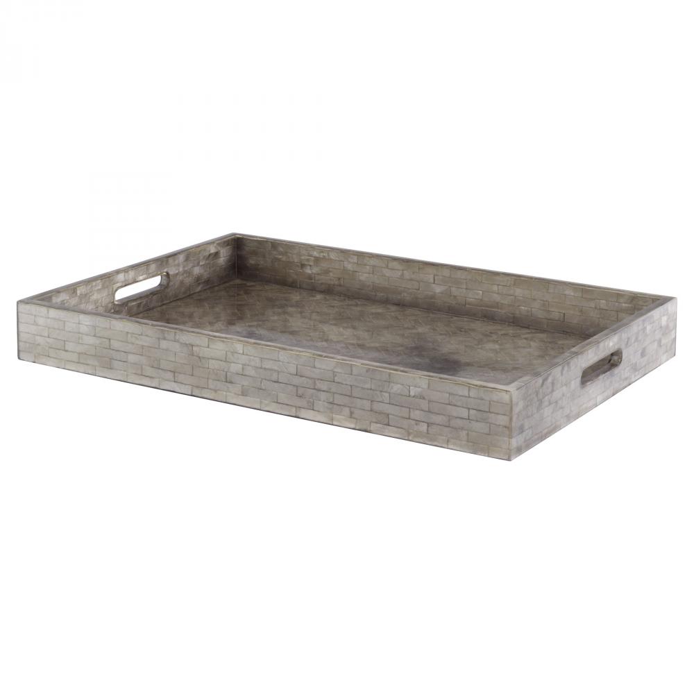 Triton Rectangle Tray Designed by J Kent Martin Smoke - Large