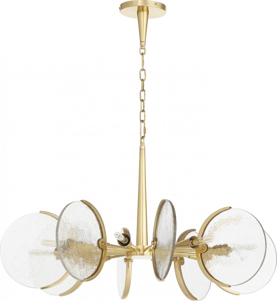 Alton 8-Light Chandelier Aged Brass