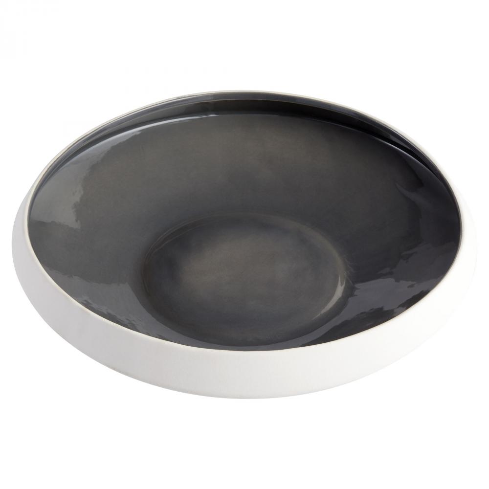 Tricolore Bowl Grey White - Large
