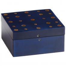 Cyan Designs 09788 - Dotty Container Black And Brass - Small