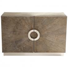 Cyan Designs 10227 - Volonte Cabinet Weathered Oak And Stainless Steel