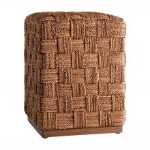 Cyan Designs 11590 - Milos Ottoman Designed by J Kent Martin Medium - Brown