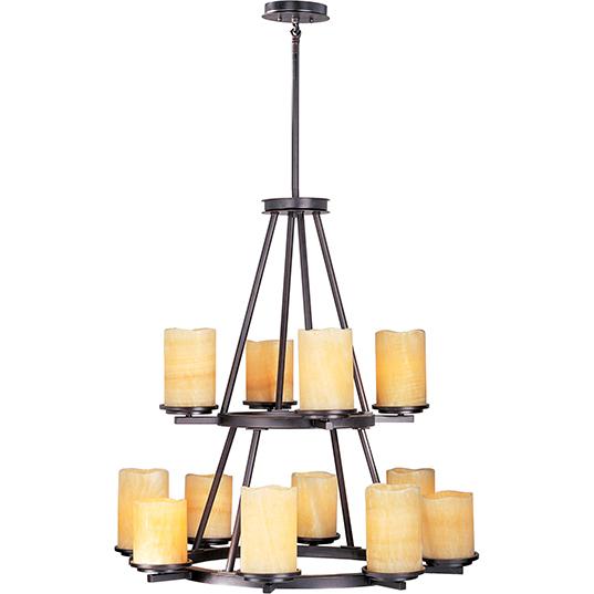 Luminous-Multi-Tier Chandelier