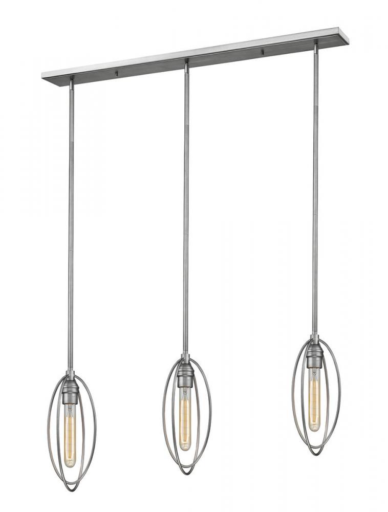 3 Light Linear Chandelier