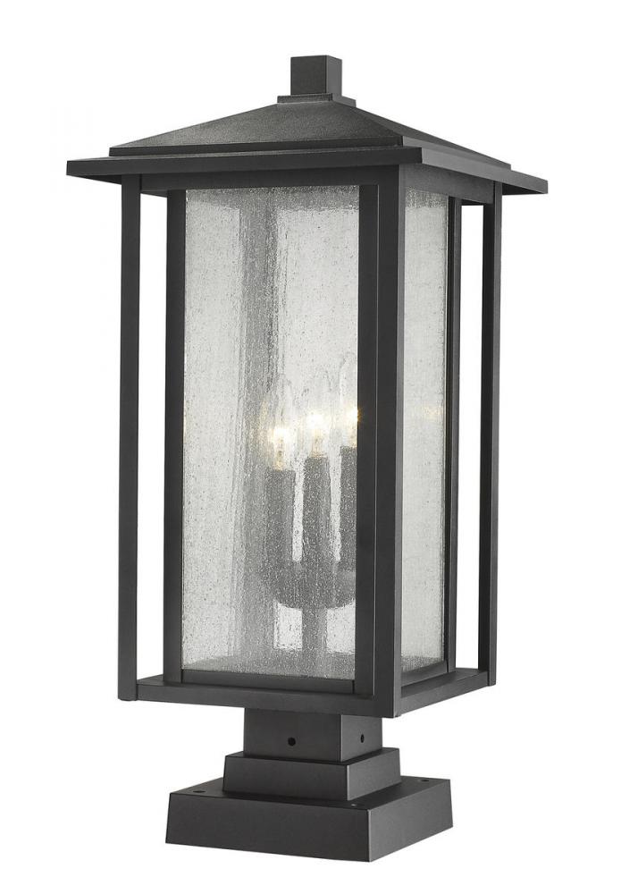 3 Light Outdoor Pier Mounted Fixture