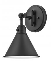 Hinkley Merchant 3691BK - Medium Swing Arm Single Light Sconce