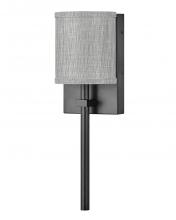 Hinkley Merchant 41009BK - Small Single Light Sconce