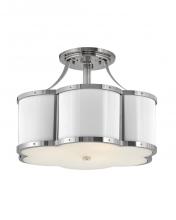 Hinkley Merchant 4444PN - Medium Semi-flush Mount