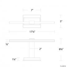 Modern Forms US Online PL-48518-30-BK - Inlet Picture Light