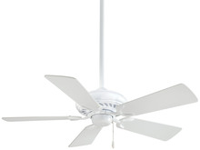 Minka-Aire F563-WH - 44" White Ceiling Fan w/ Blades