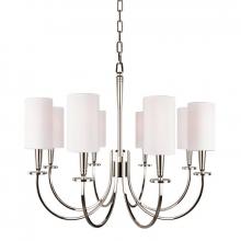 Hudson Valley 8028-PN - 8 LIGHT CHANDELIER