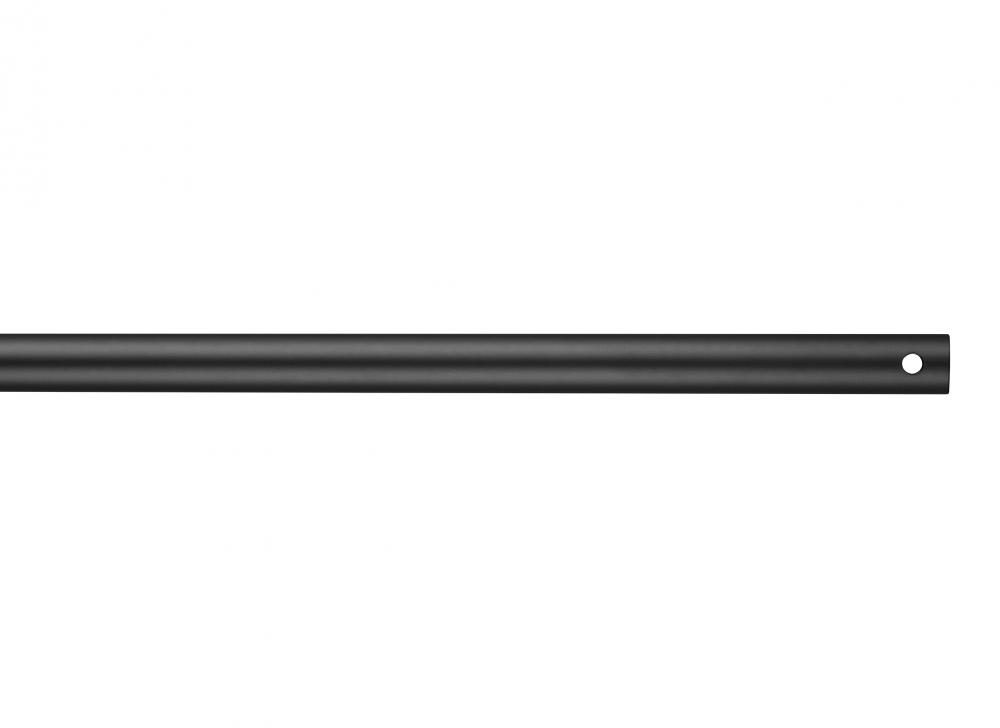 12" Downrod in Midnight Black