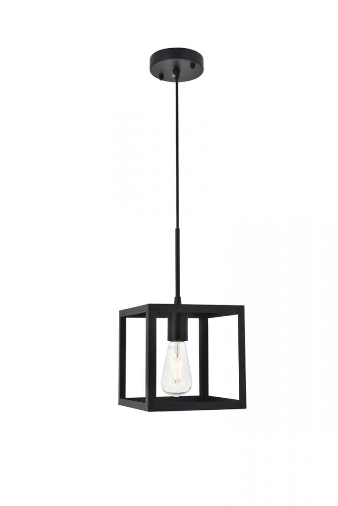 Resolute 1 Light Black Pendant