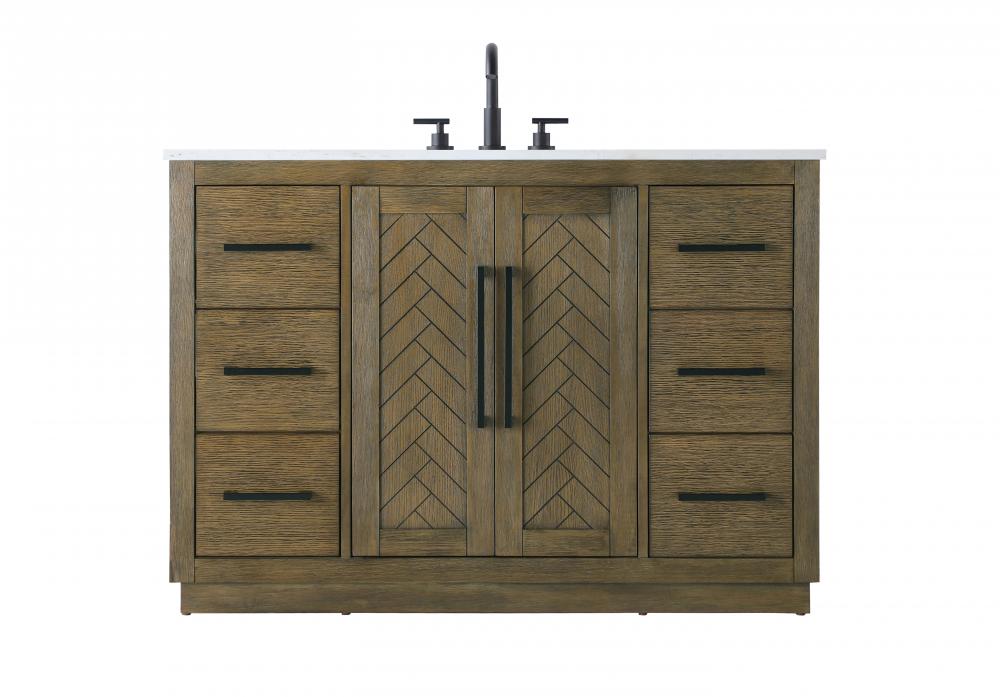 48  inch Single Bathroom Vanity in  Hazel Oak