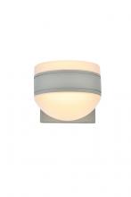 Elegant LDOD4017S - Raine Integrated LED wall sconce in silver