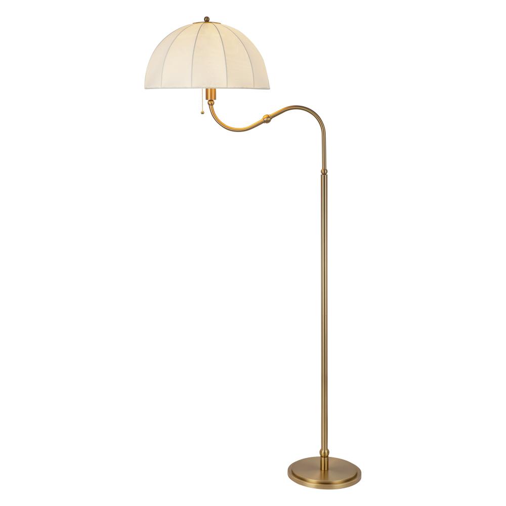 Crosby 68-in Brushed Gold Socket Floor Lamp