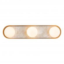 Alora Lighting WV320323VB - Alonso 23-in Vintage Brass LED Wall/Vanity