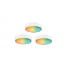 Dals SM-UPK3 - Smart RGB-CCT LED Under Cabinet 3 Pack Puck Light Set