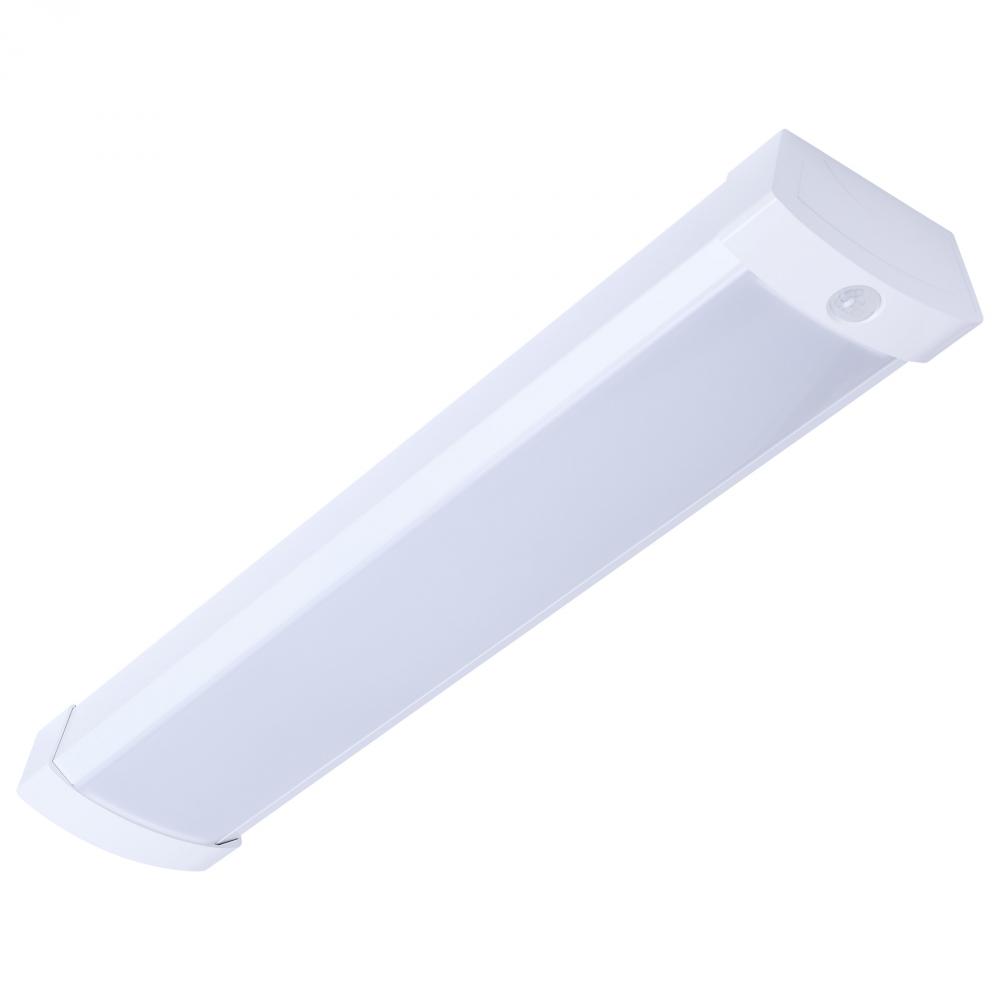 LED 2 Foot Ceiling Wrap with PIR Motion Sensor; 20 Watts; 27K/30K/35K/40K/50K CCT Selectable; White