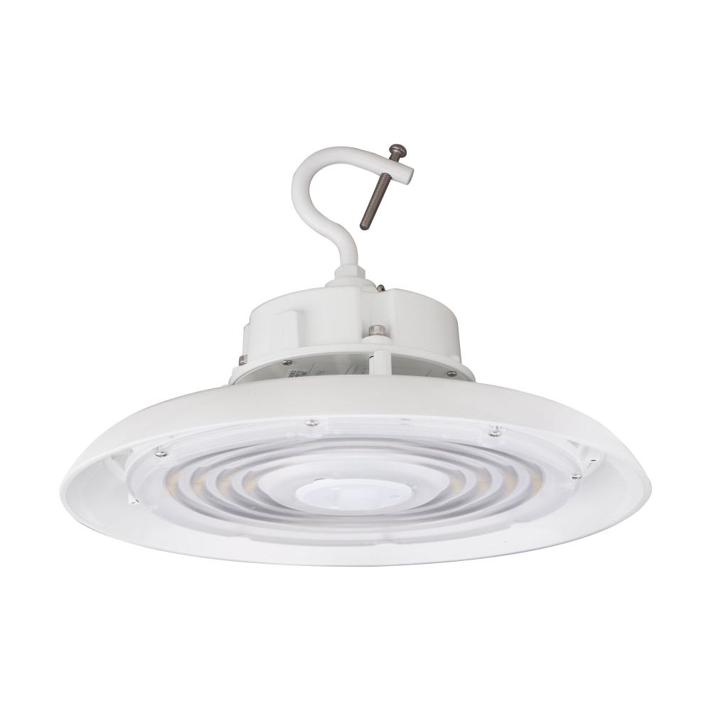 200W UFO LED High Bay; 28000 Lumens; 4000K; 120-277 Volt; 0-10V Dimmable; White Finish