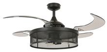 Beacon Lighting America 51107101 - Fanaway Meridian 48-inch Black AC Ceiling Fan with Light