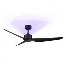 WAC Smart Fan Collection F-069U-MB - Terminator Matte Black UV Ceiling Fan