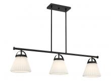 Savoy House Meridian M100125MBK - 3-Light Linear Chandelier in Matte Black