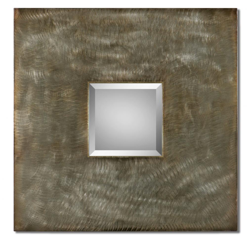 Uttermost Cesano Square Rustic Bronze Mirror