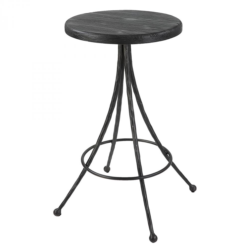 Uttermost Sona Black Counter Stool