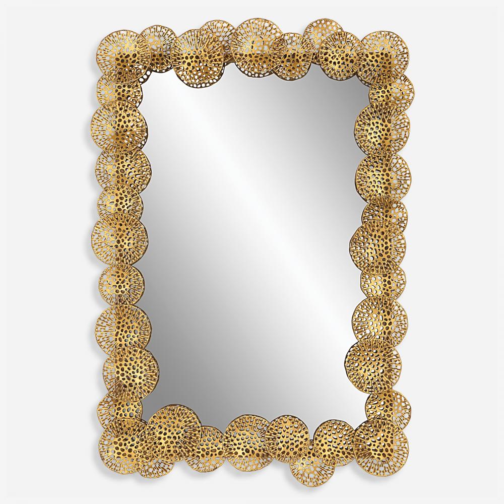 Uttermost Ripley Gold Lotus Mirror