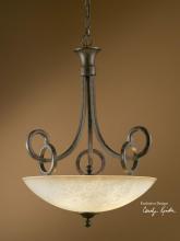 Uttermost 21829 - Distressed Chestnut Brown Up Pendant