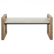 Uttermost 23760 - Uttermost Areca Coastal Rattan Bench